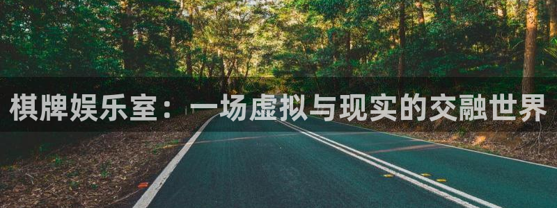 蓝图娱乐平台主管：棋牌娱乐室：一场虚拟与现实的交融世界